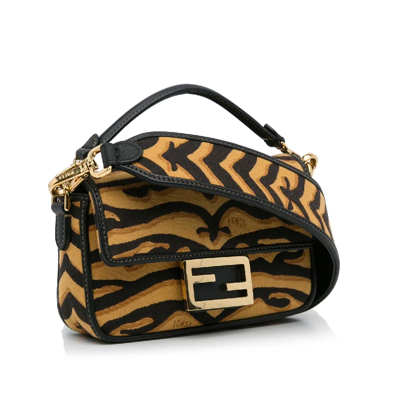 Ladies Fendi Peekaboo bags with a detachable shoulder strap for different carrying optionsFendi Chinese New Year Tiger Baguette (SHG-irIHE0)