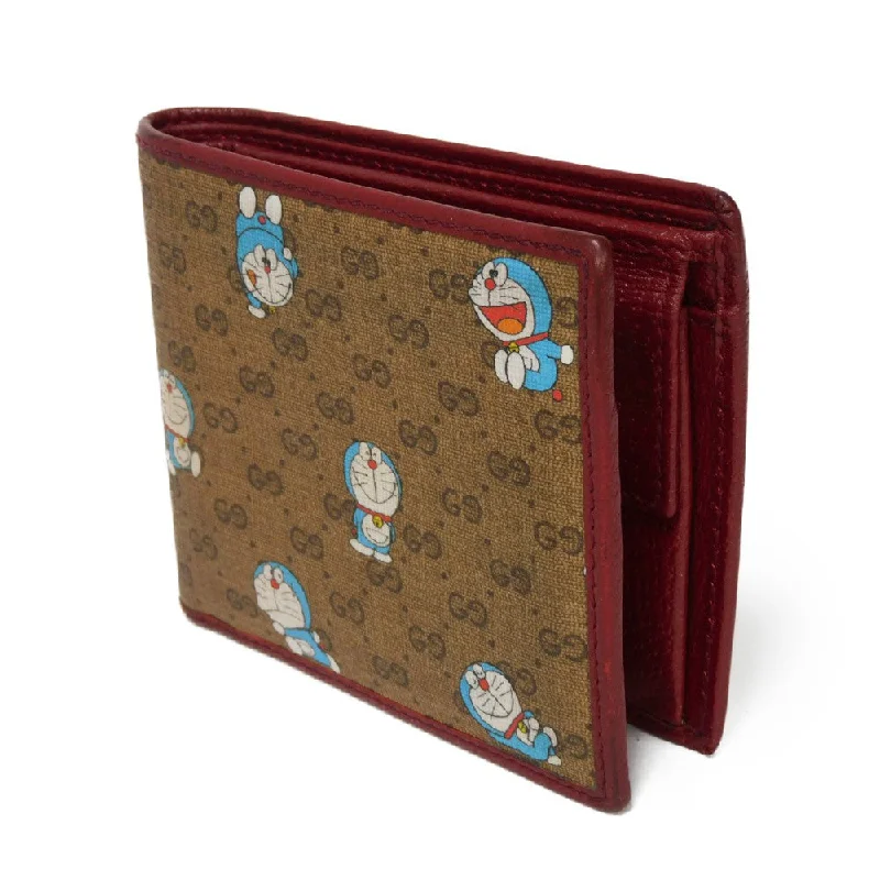 Gucci Marmont bags for women with quilted leather exteriorsGUCCI Bifold Wallet 647803 2TUBG 8580 Supreme canvas x calf leather Brown x red Mini GG Supreme Coin Wallet mens Used