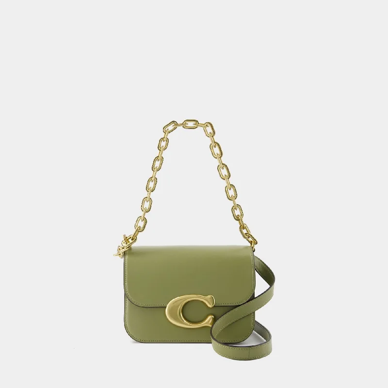 Coach Rogue bags with a monogram - embossed leather surfaceIdol Shoulder Bag - Coach - Leather - Green