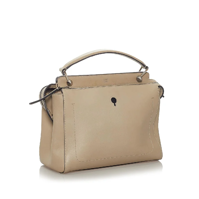 Fendi handbags with a perforated leather detail for a breathable and unique designFendi DotCom Leather Satchel (SHG-28310)