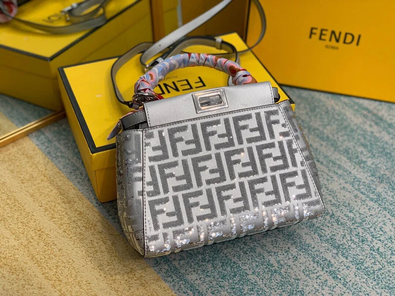 Fendi tote bags with a reinforced bottom for increased durabilityBC - FENDI BAGS - 1037