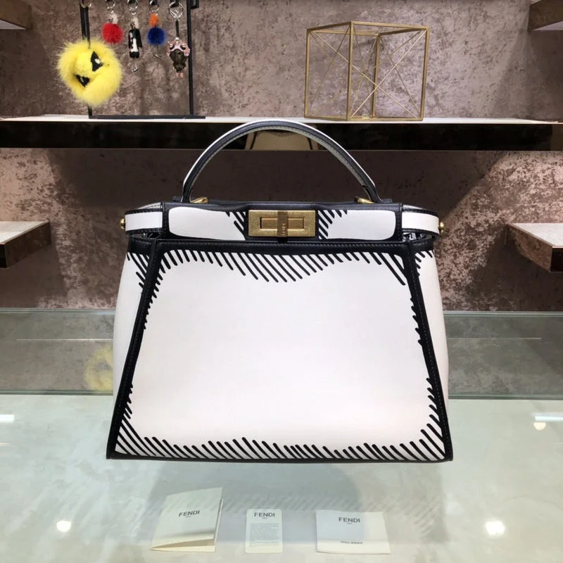 Fendi handbags with a metallic - finish FF logo for a bold and glamorous lookBC - FENDI BAGS - 1036