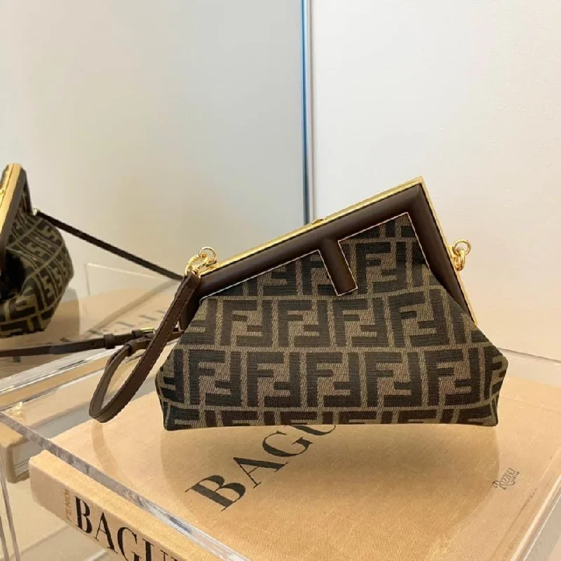 Fendi crossbody bags with a convertible strap that can be worn multiple waysFendi First Medium Bag