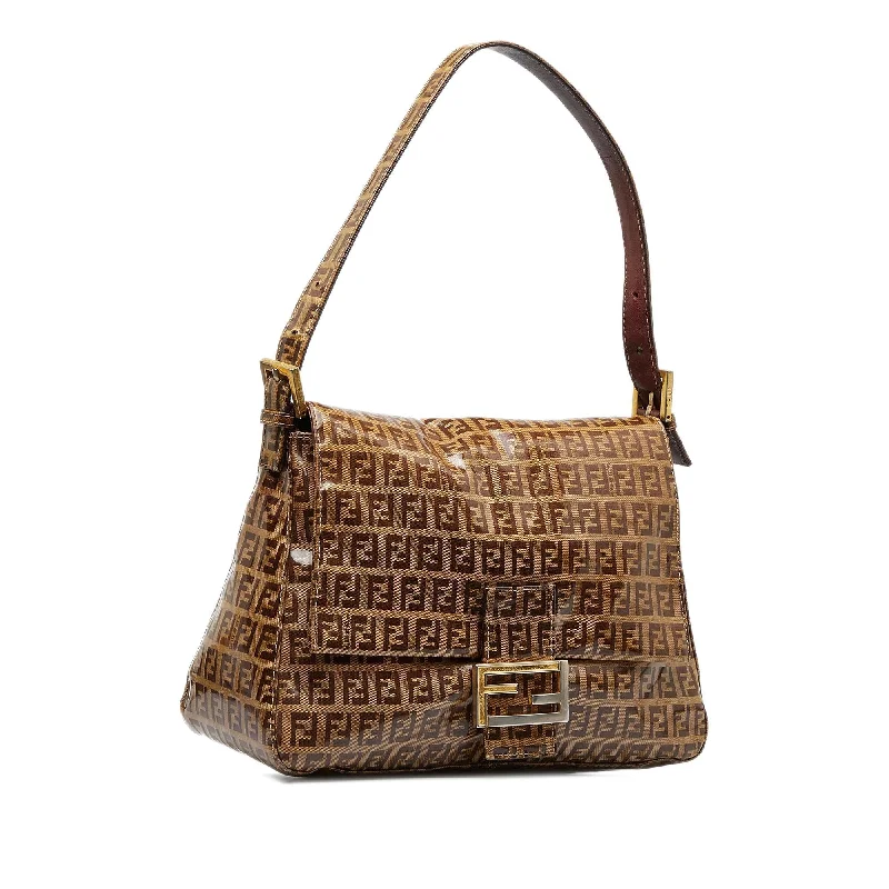 Fendi handbags with a beaded trim for a glamorous and eye - catching lookFendi Crystal Zucchino Mamma Forever (SHG-kVpGfb)