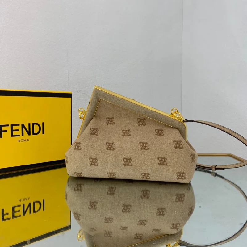 Fendi tote bags with a self - cleaning interior lining for easy maintenanceWF -  Fendi Bag - 322