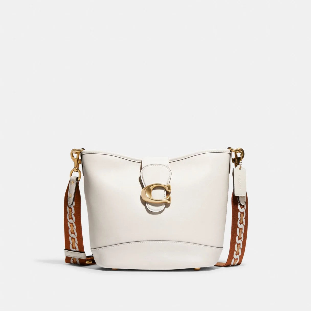 Coach Borough bags with a structured silhouette and a magnetic - snap closureCoach Tali Bucket Bag