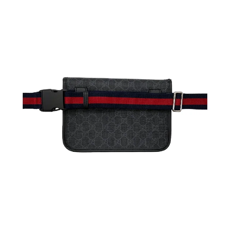 Gucci handbags for women with a patent - leather finishGucci GG Supreme Web Belt Bag