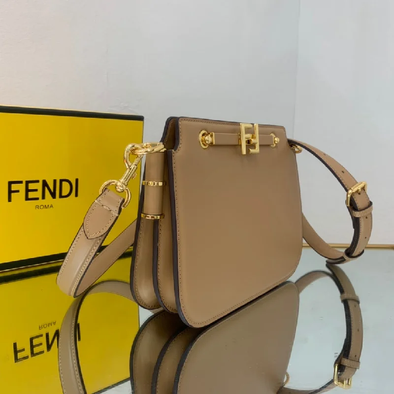 Fendi bags with a leather - bound notebook insert for jotting down notesWF -  Fendi Bag - 317