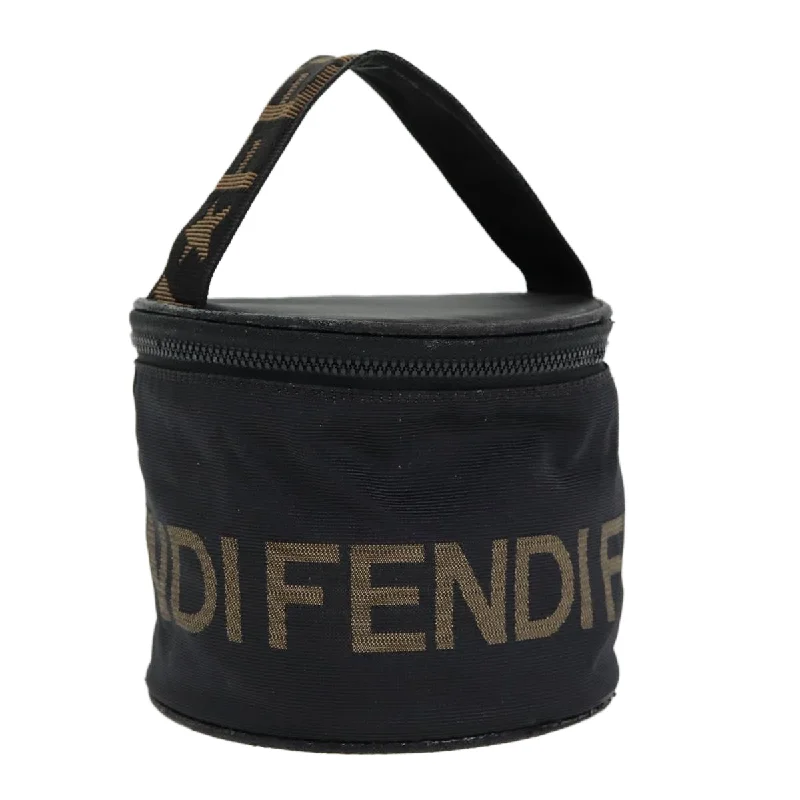 Fendi Sunshine Shopper bags with a structured silhouette and a magnetic - snap closureFENDI Hand Bag Canvas Brown Black  yb646