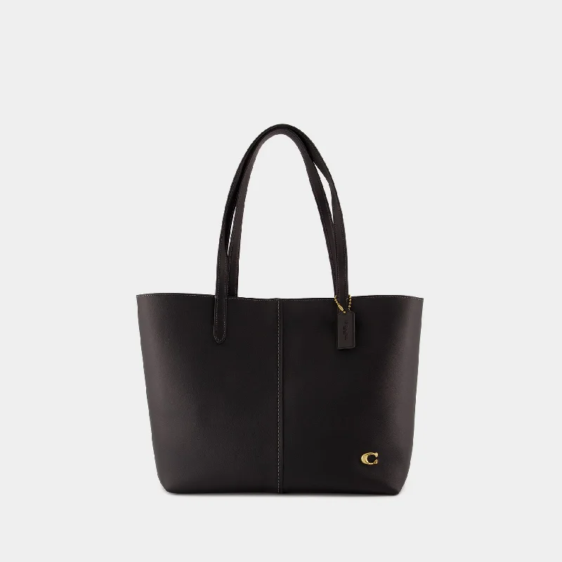 Coach bags with a patent - leather finish for a shiny and sophisticated appearanceNorth Tote 32 - Coach - Leather - Black