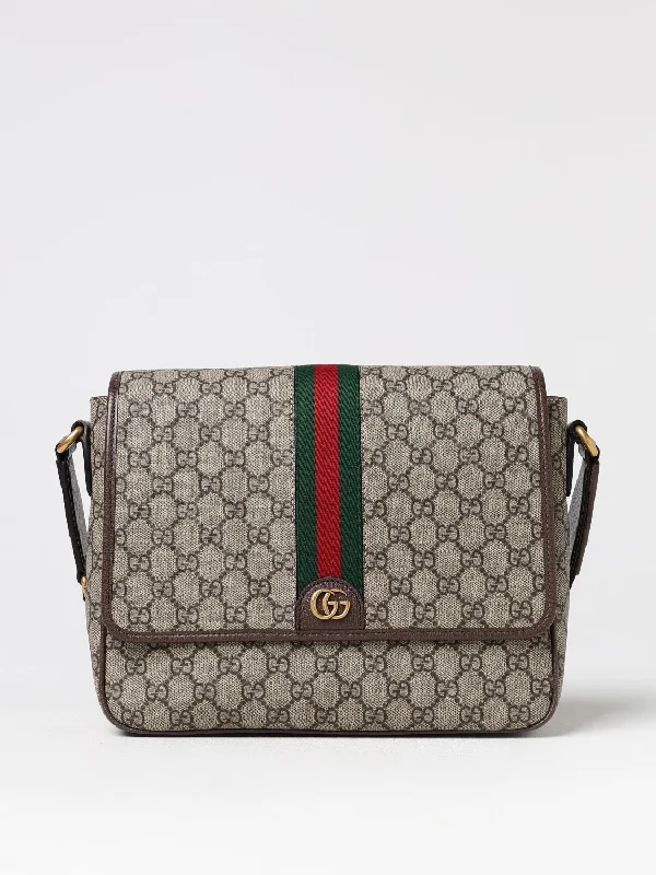 Women Gucci bags with interlocking G hardware for a classic lookGucci Bags Men Beige Men