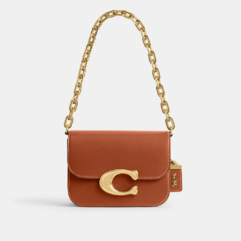 Coach crossbody bags with a printed floral pattern for a feminine touchCoach Idol Bag Burnished Amber