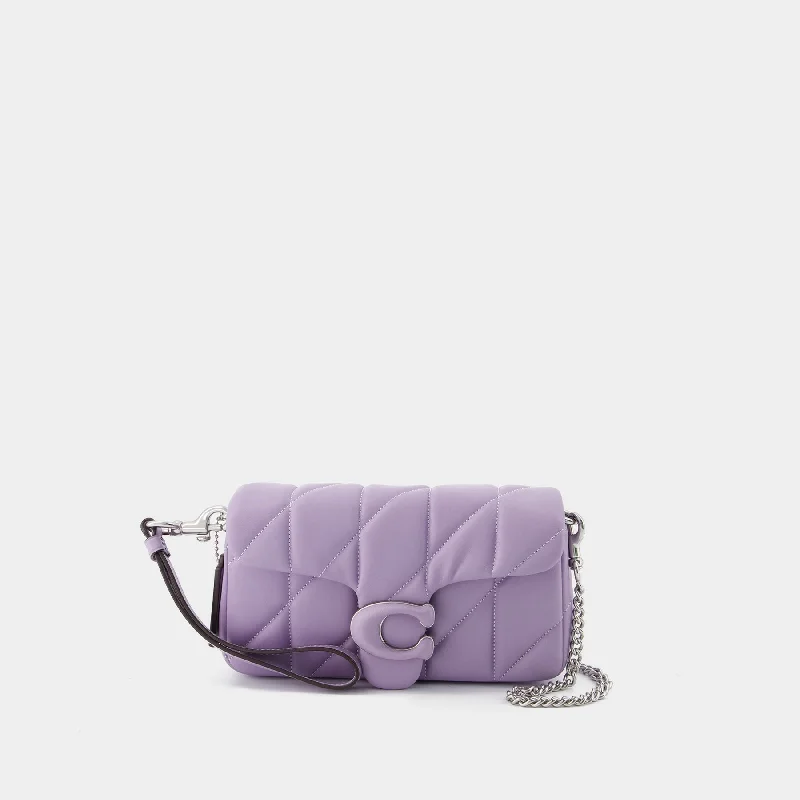 Ladies Coach Borough bags in a pastel shade for a soft and delicate appearancePillow Tabby Wristlet Clutch - Coach - Leather - Purple