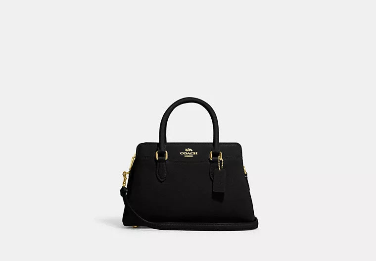 Coach backpacks with a multi - pocket organization for functionalityCoach Mini Darcie Carryall Black