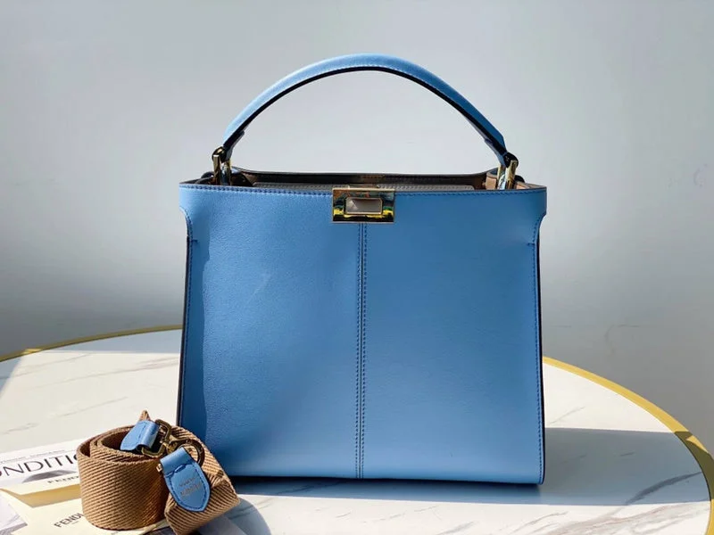 Fendi Sunshine Shopper bags with a structured silhouette and a magnetic - snap closureBC - FENDI BAGS - 107