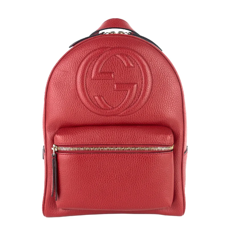 Gucci backpacks for women with a padded laptop compartmentSoho Chain Calfskin Leather Backpack Bag