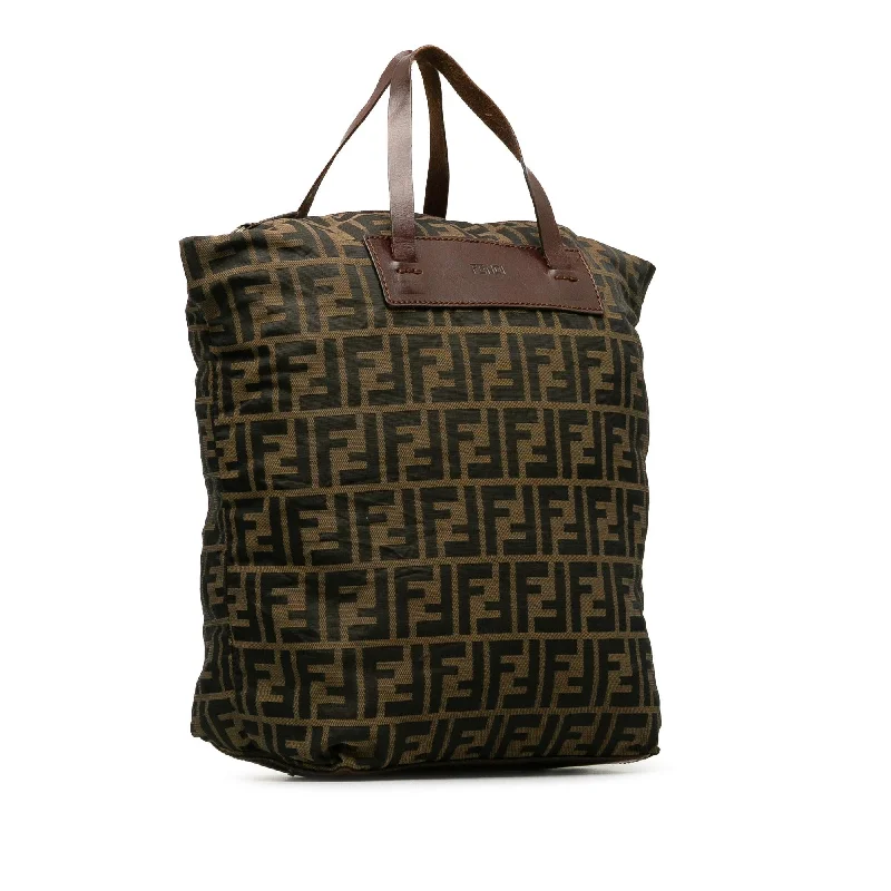 Fendi bags with a Bluetooth - enabled key finder for never losing keys againFendi Canvas Zucca Tote (SHG-tjwRnh)