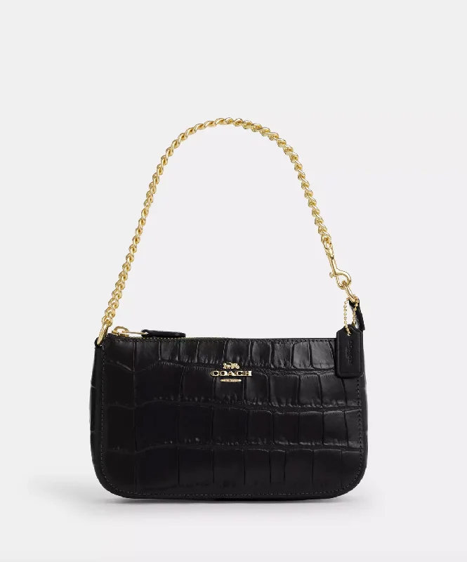 Coach backpacks with a multi - pocket organization for functionalityCoach Nolita 19 Wristlet Quilted Black