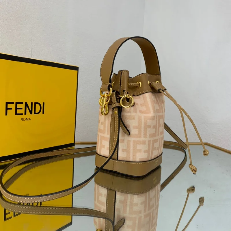 Fendi handbags with a beaded trim for a glamorous and eye - catching lookWF -  Fendi Bag - 297