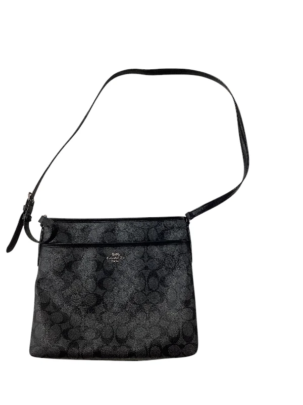 Coach bags with a zip - top closure and a front - pocket for quick accessCrossbody Designer By Coach, Size: Medium