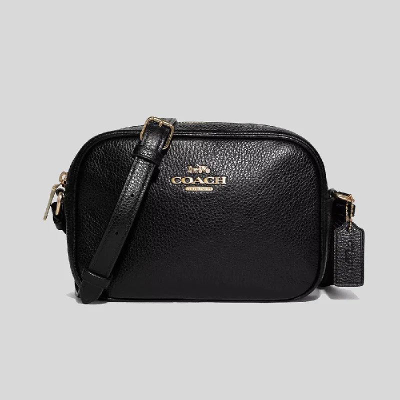 Coach backpacks with a padded back panel for comfort during long - term useCOACH Mini Jamie Camera Bag Black CA069