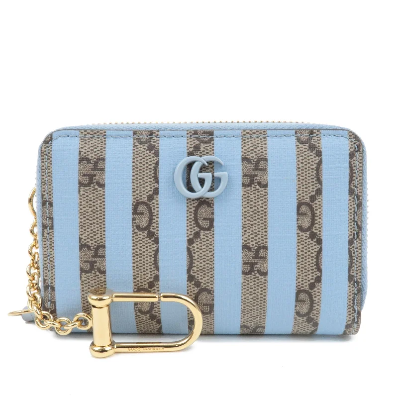 Gucci Dionysus bags for women with tiger - head claspsGUCCI Gucci Love Parade Leather DoubleG Zip Around CardCase 701485