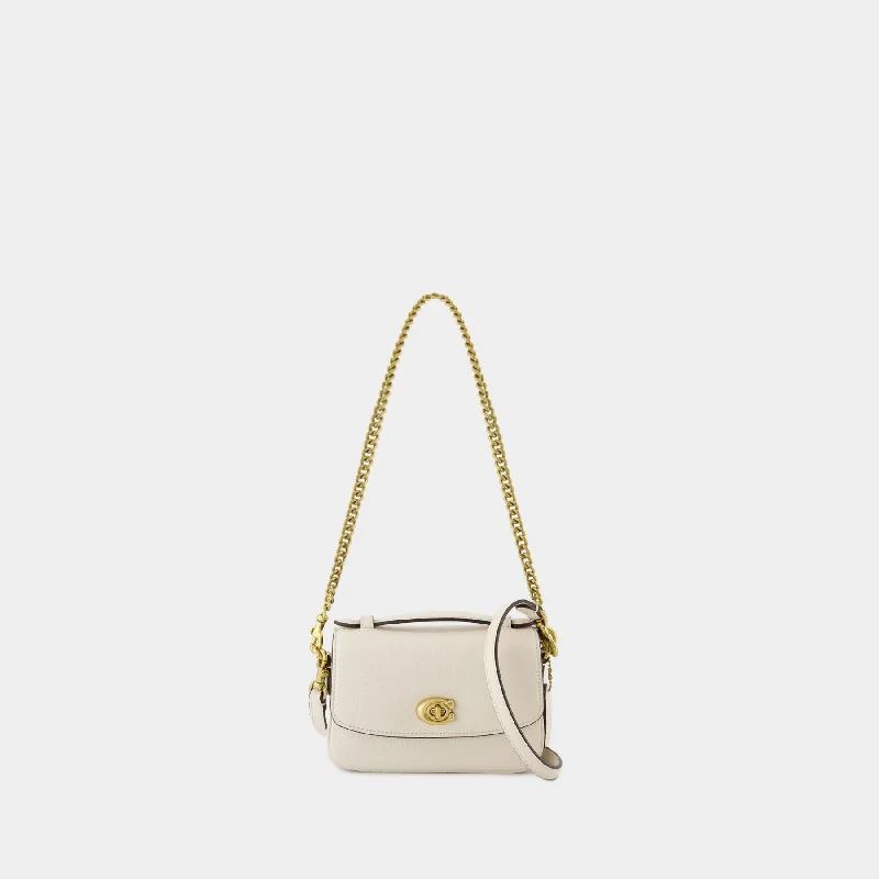 Small - sized Coach crossbody bags in smooth pebble leather for a compact carryCassie 17 Crossbody - Coach - Leather - White