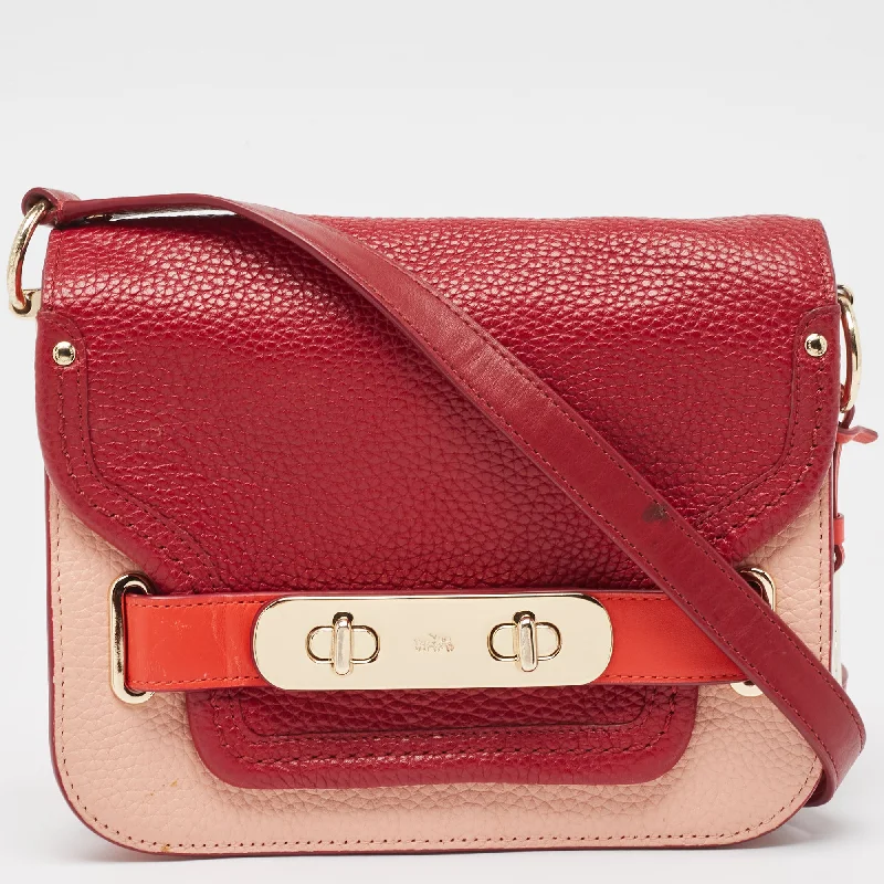 Ladies Coach crossbody bags with a single - strap design for simplicityMulticolor Leather Small Swagger Shoulder Bag