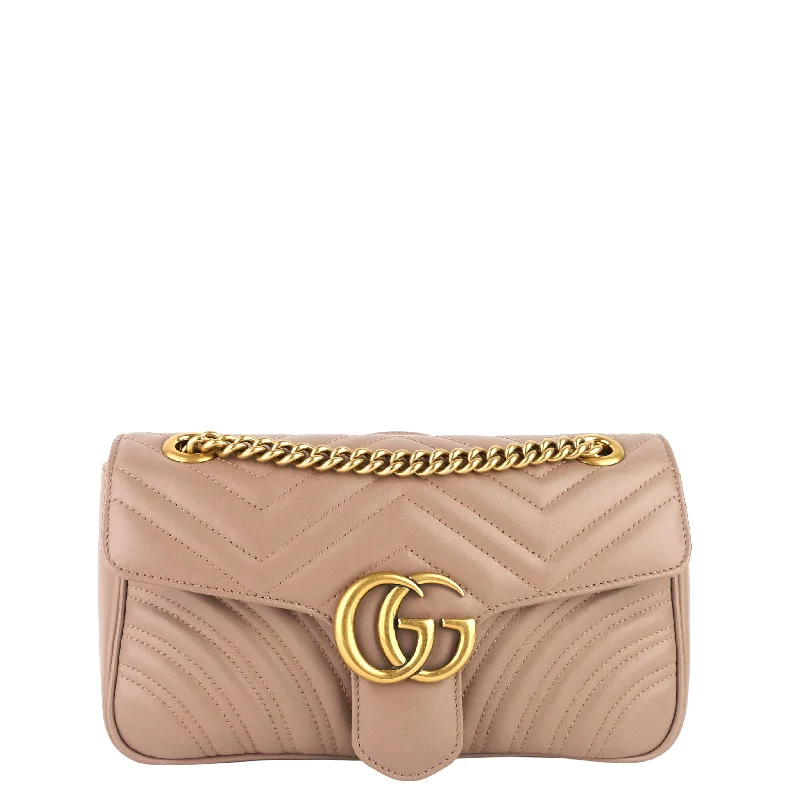 Ladies Gucci Dionysus bags with a detachable shoulder strapGG Marmont Small Leather Flap Bag