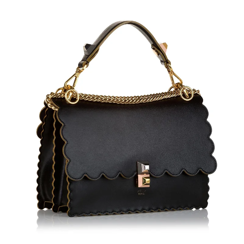 Fendi By The Way bags with a leather - wrapped drawstring for a luxurious and tactile feelFendi Kan I (SHG-34956)