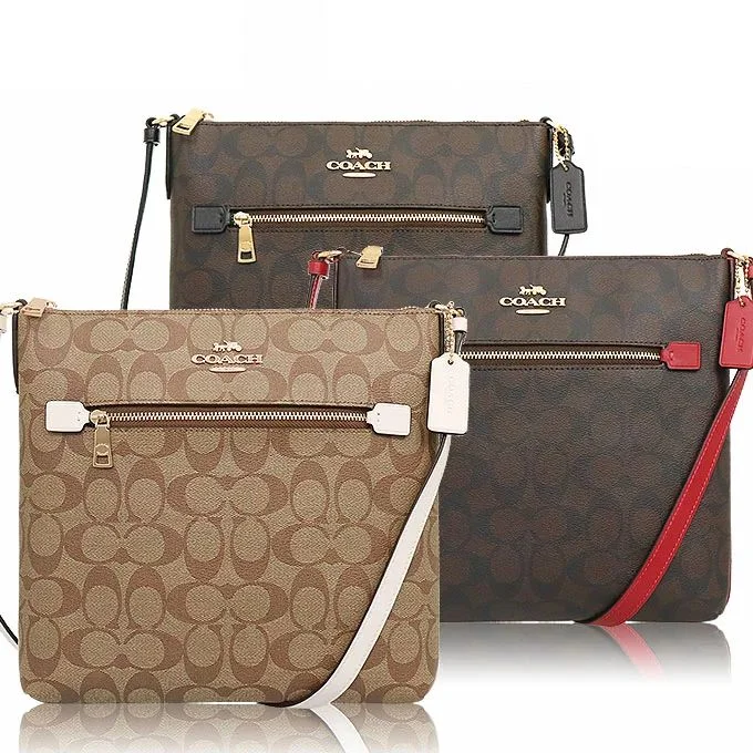 Coach crossbody bags with a keychain holder for practicalityCoach bag Shoulder bag C1554  Luxury Signature Rowan File Bag