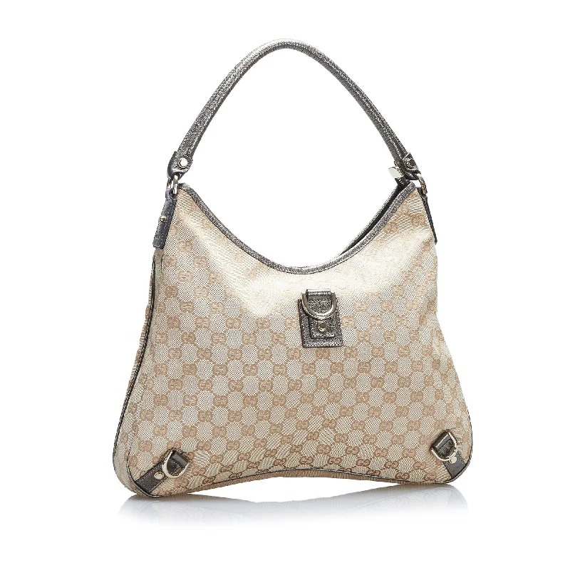 Ladies Gucci Dionysus bags with a detachable shoulder strapGucci Abbey D-Ring Brown GG Canvas