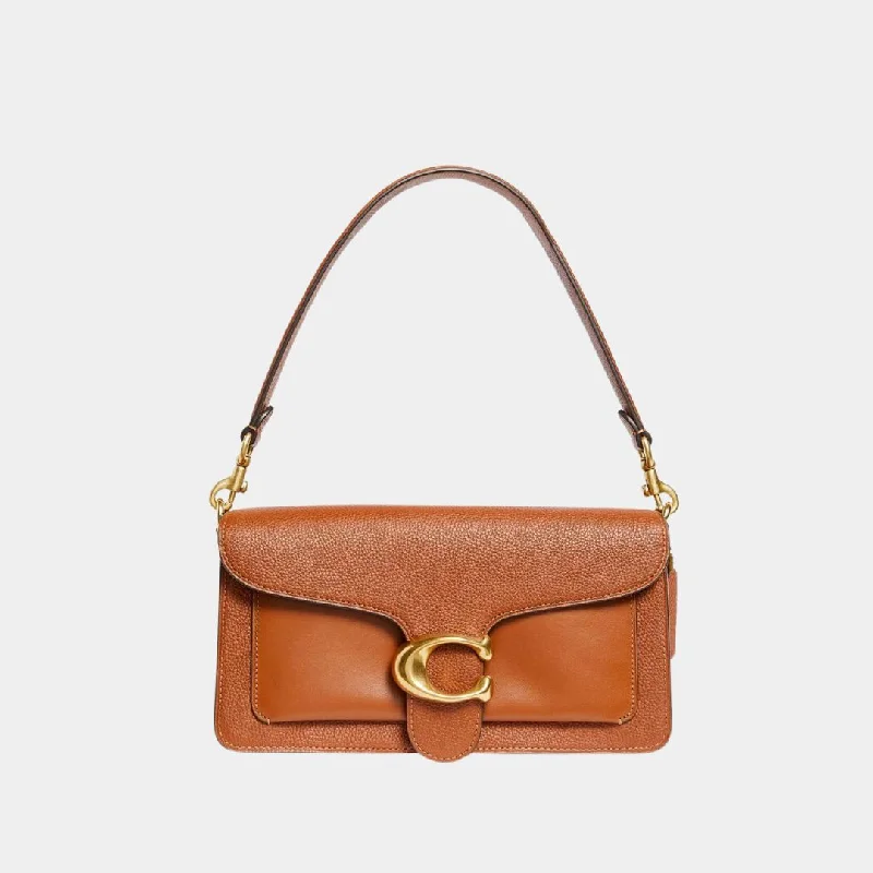 Coach bags with a zip - top closure and a front - pocket for quick accessCoach Leather Tabby Shoulder Bag 26