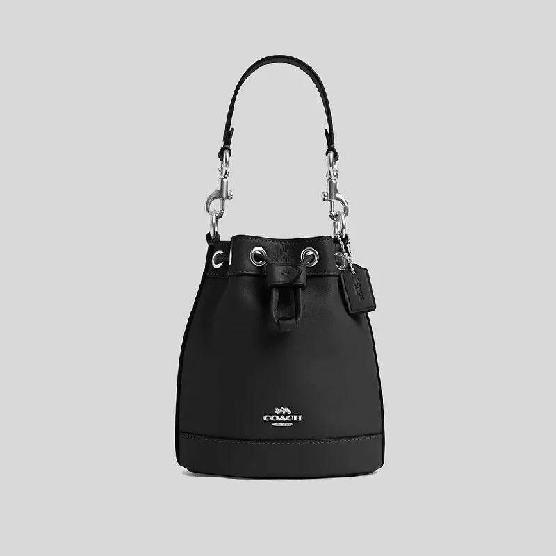 Coach backpacks with a sleek, modern design for a stylish lookCOACH Mini Bucket Bag Black CR144