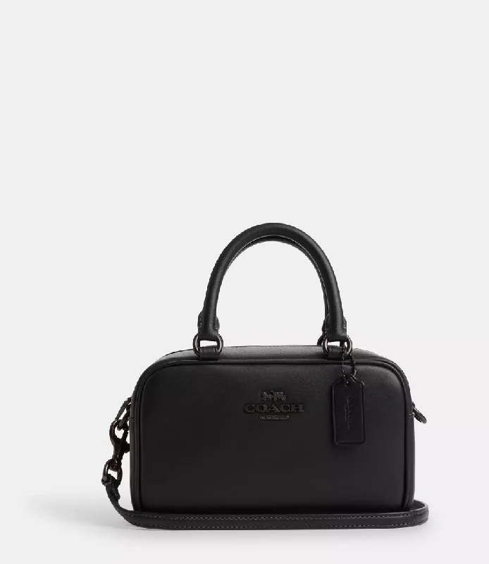 Coach backpacks with a padded laptop sleeve for travel and workCoach Satchel Crossbody In Black Cooper