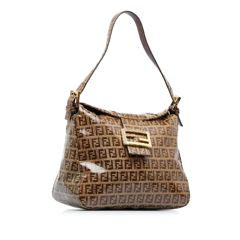 Ladies Fendi Peekaboo bags with gold - toned hardware for a touch of luxuryFendi Crystal Zucchino Double Flap (SHG-1Vzlv1)