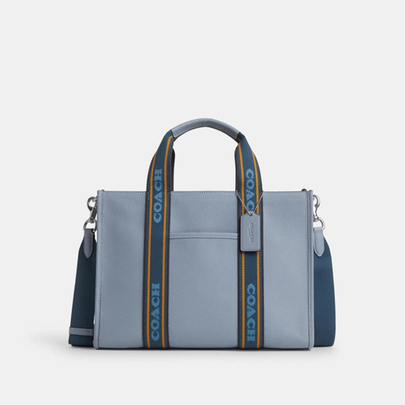 Coach Rogue bags featuring the signature C - hardware for a branded lookCoach Smith Tote