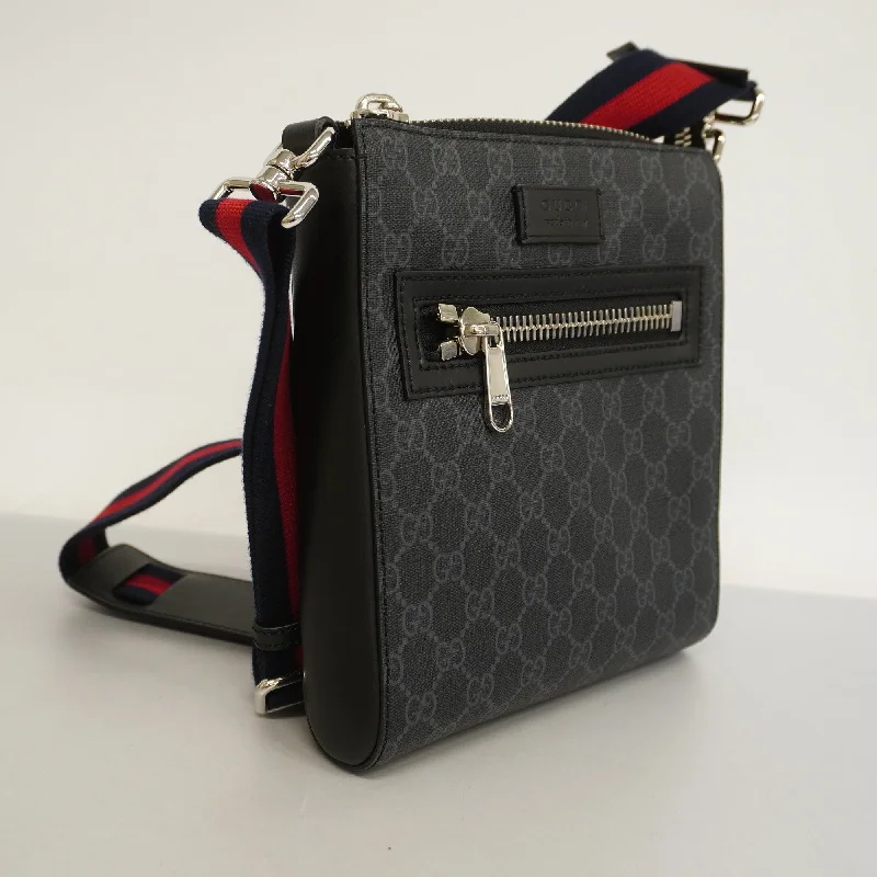 Gucci Marmont bags for women with quilted leather exteriorsGucci  Shoulder Bag 523599 Men's GG Supreme Black