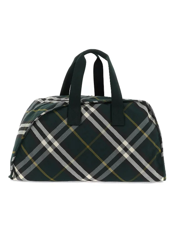 Limited Edition Burberry Bags for CollectorsMen's Large Shield Duffle Bag in Green | 8083439