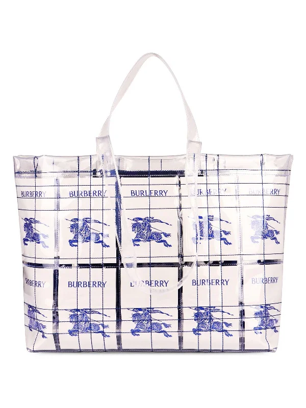 Minimalist Burberry Bags for a Sleek LookMen's Logo Detail Tote Bag in Transparent | 8079639120070 Color A4151