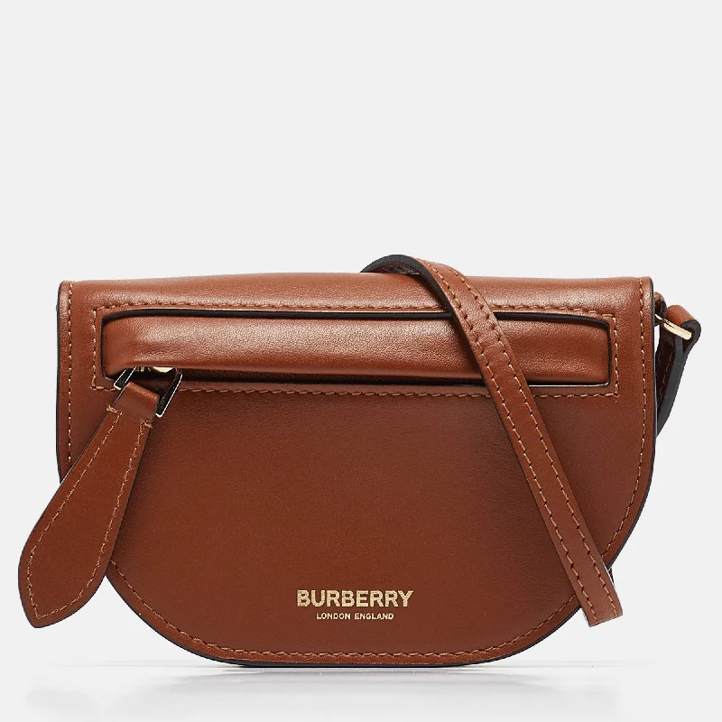 Burberry Bags with Antique - Style HardwareBrown Micro Olympia Crossbody Card Case