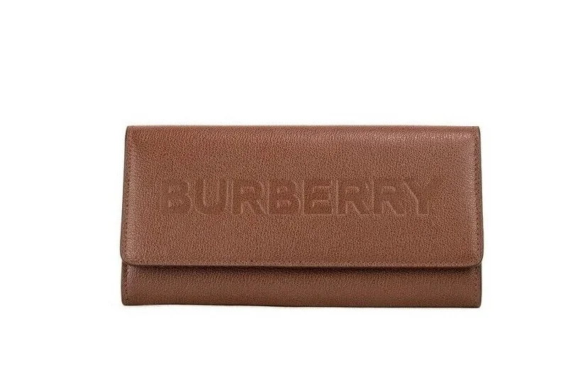 Burberry Bags with RFID Blocking TechnologyBurberry Porter Tan Grained Leather Embossed Continental Clutch Flap Wallet Brown