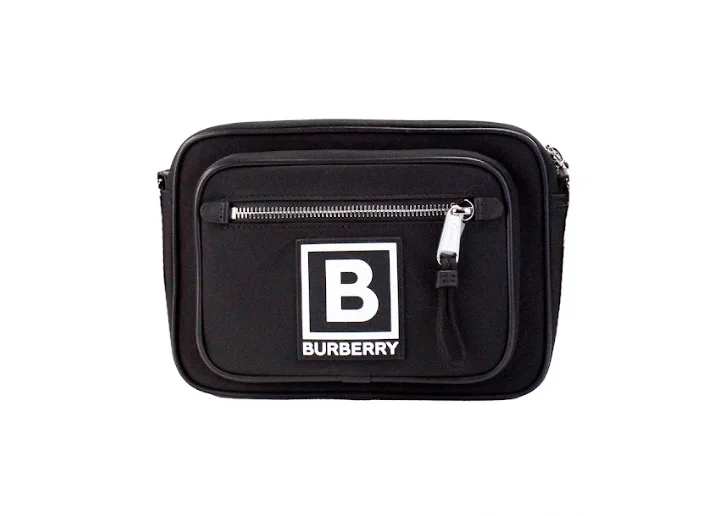 Waterproof Burberry Bags for Outdoor AdventuresBurberry Paddy Small Black Nylon Logo Camera Belt Fanny Pack Bag