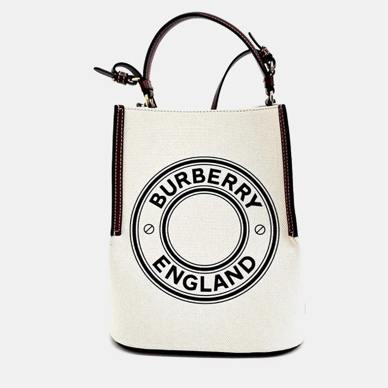 Light - Colored Burberry Bags for Spring and SummerCanvas Peggy Bucket Bag