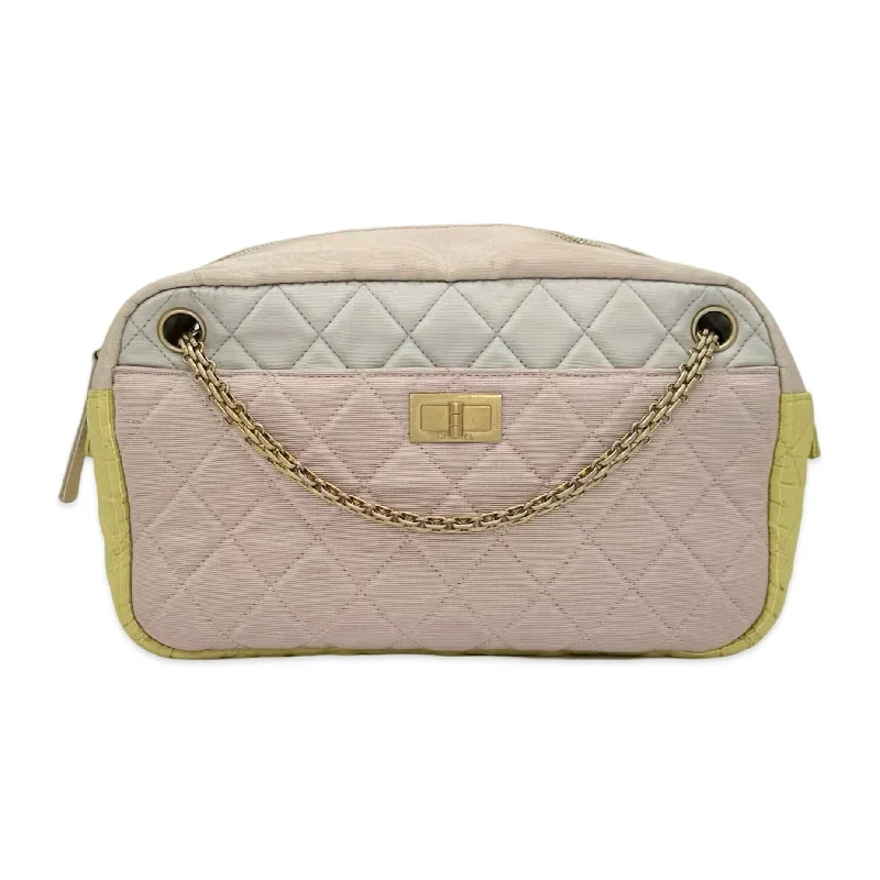 Chanel Quilted Leather Shoulder Bag for FashionistasCHANEL: Quilted Canvas 2.55 Reissue Camera Bag