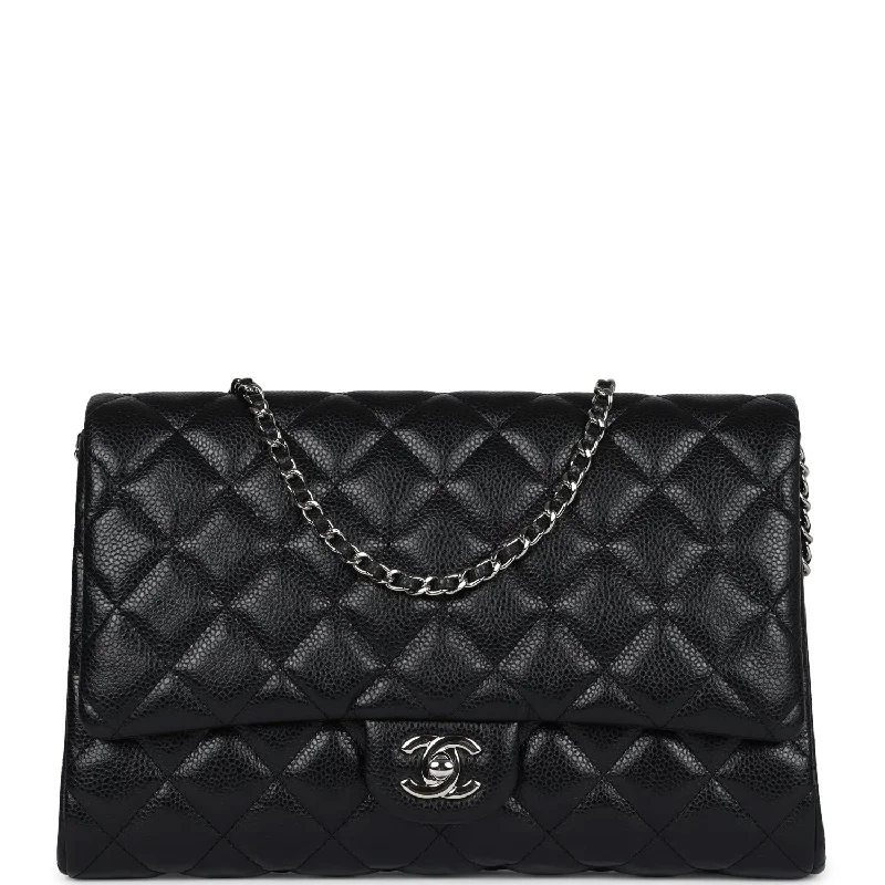 Chanel New Arrival Handbag with Gold HardwareChanel Clutch with Chain Bag Black Caviar Silver Hardware