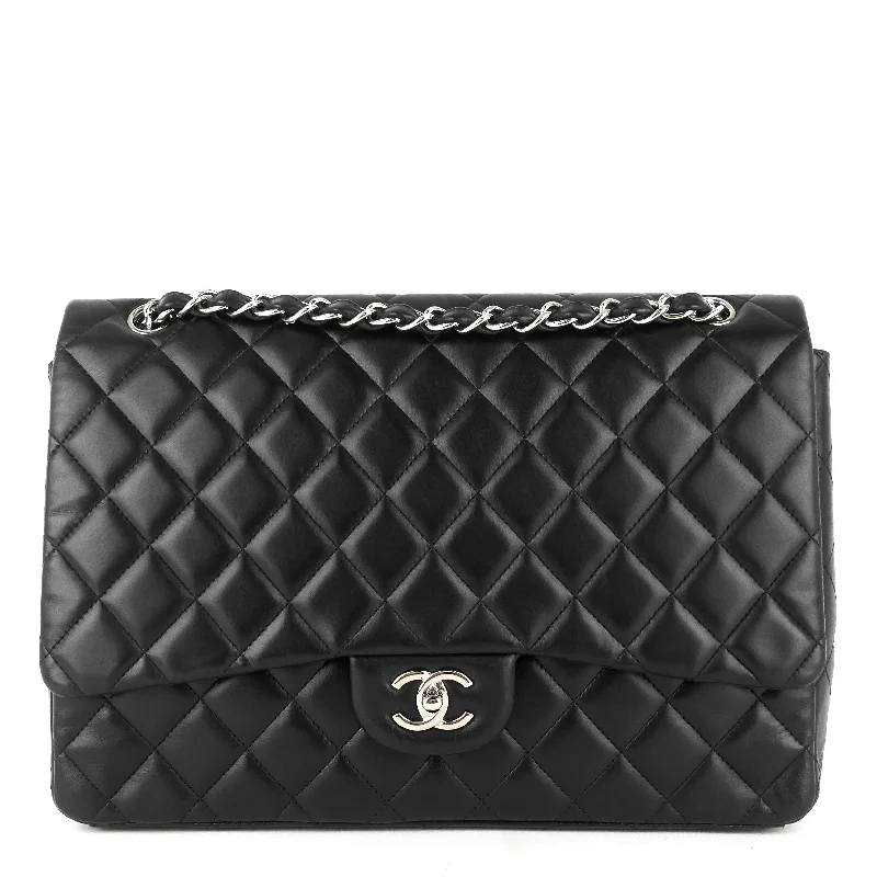 Chanel Classic Flap Bag for Evening PartyClassic Single Flap Maxi Lambskin Leather Bag