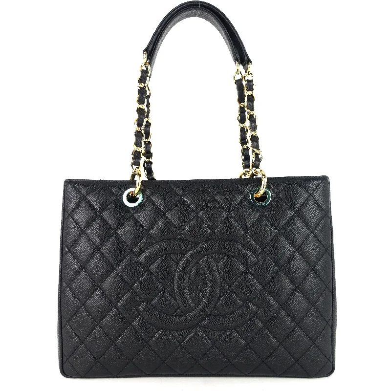 Chanel New Arrival Handbag with Gold HardwareGrand Shopping Tote GST Caviar Bag