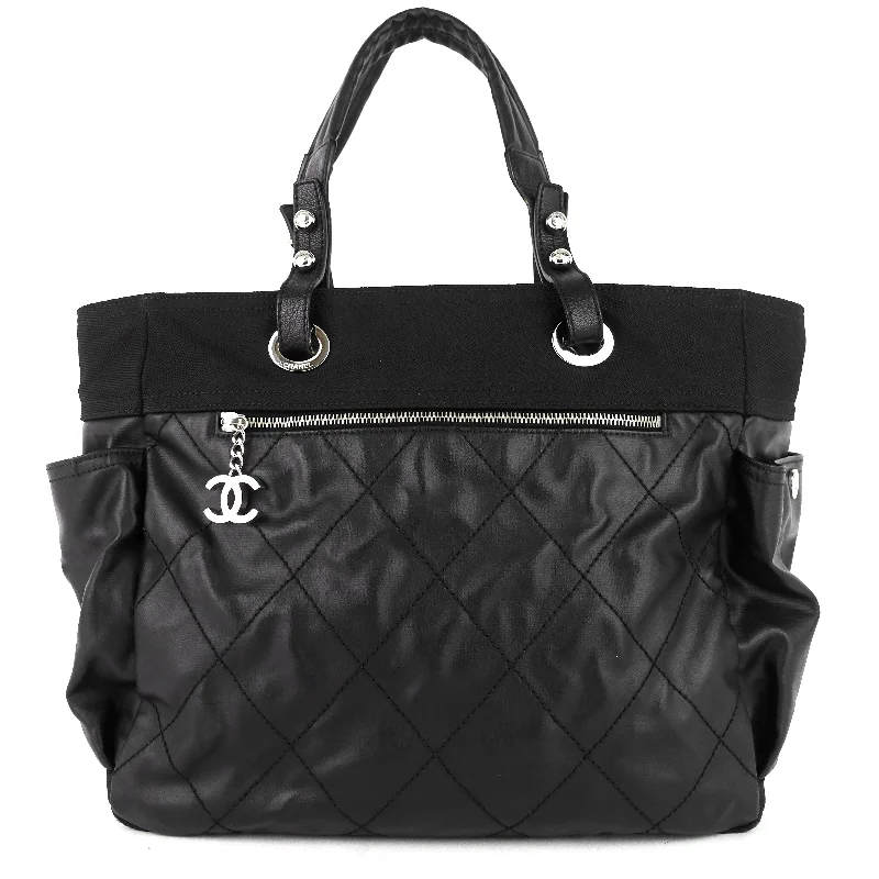 Chanel Vintage Inspired Handbag for Retro LoversParis Biarritz Coated Canvas CC Tote Bag