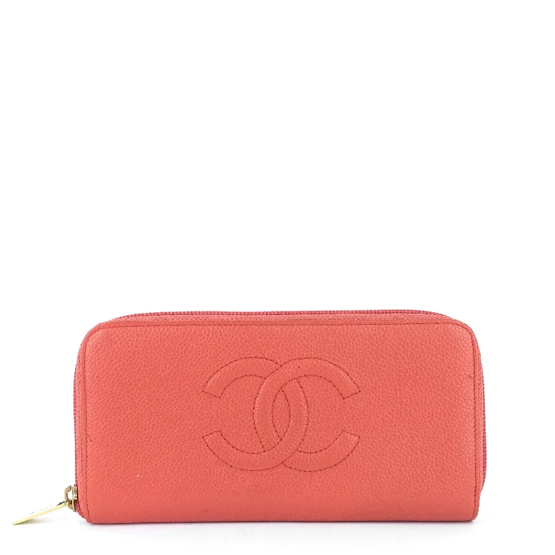 Chanel Colorful Handbag for Spring OutfitsCC Timeless Caviar Zip Around Wallet